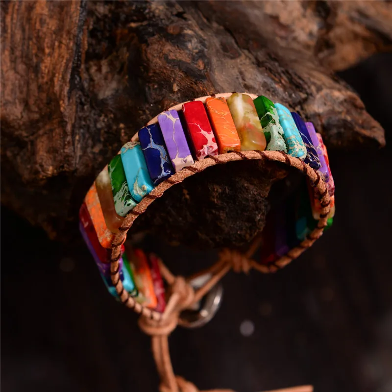 Stylish Leather Wrap Bracelet