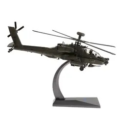 1: 72 сплава Американский AH-64 Apache Gunships Advanced Attack Вертолет модель самолета-самолет модель истребителя игрушка