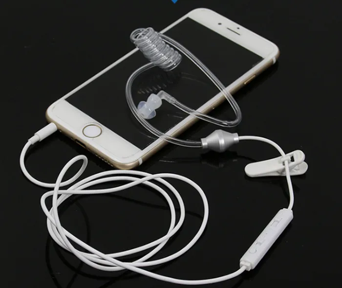 Односторонние tapón-Auriculares Bluetooth наушники для propósito общего сотовый телефон для кабеля на завязках, aire catéter táctico ушной раковины