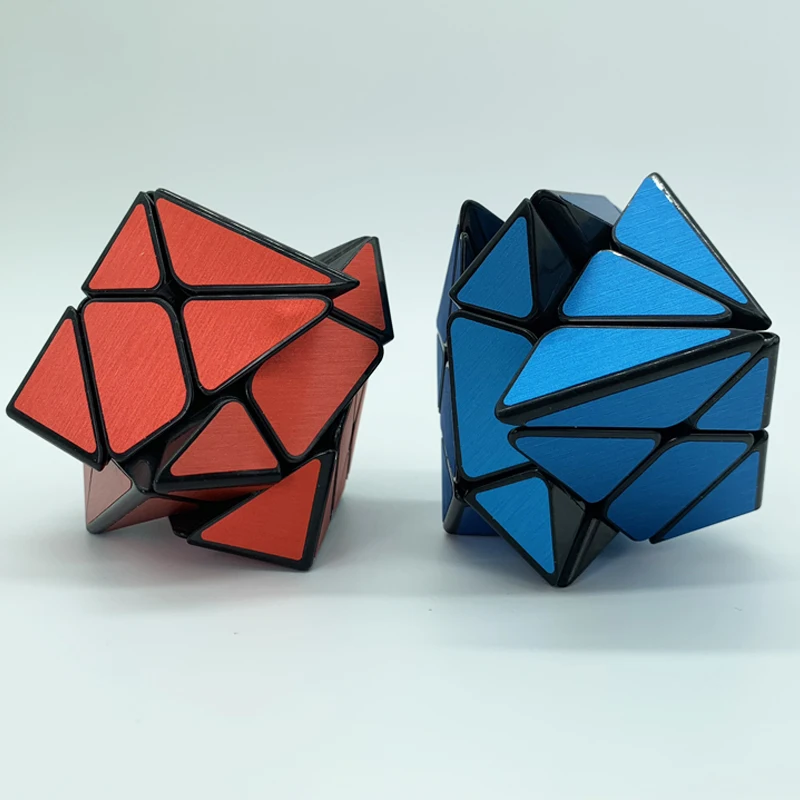 2019 Новый куб магический куб игрушка для мальчиков Новинка Серебряный/синий/красный скорость зеркало Волшебная Головоломка Куб обучающий