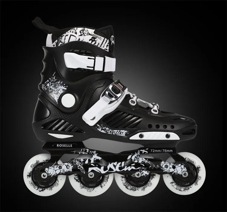 Rollerblade роликовые коньки для мужчин женщин Inline катание обувь Высокое качество раздвижные Фристайл Ролики 4 колёса Professional