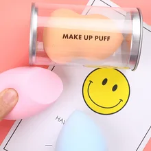 Не латексная губка-тыква сухая и влажная двойная цель слоеная Красивая яичная Косметика не едят порошок легко на макияж хлопок