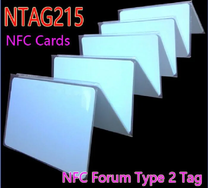 100pcs Lot NTAG215 NFC Forum Type 2 Tag ISO IEC Smart Card 14443 A NFC Cards