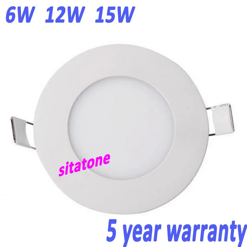 5 year warranty High quality Slim 6W 12W 15W led down ight,44LED 5730