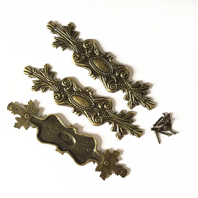 100mm Antique Fillet Alloy Trim Wooden Four Corners Furniture 100mm Antique Fillet Alloy Trim Wooden Four Corners Furniture Wrap Angle Metal Lace