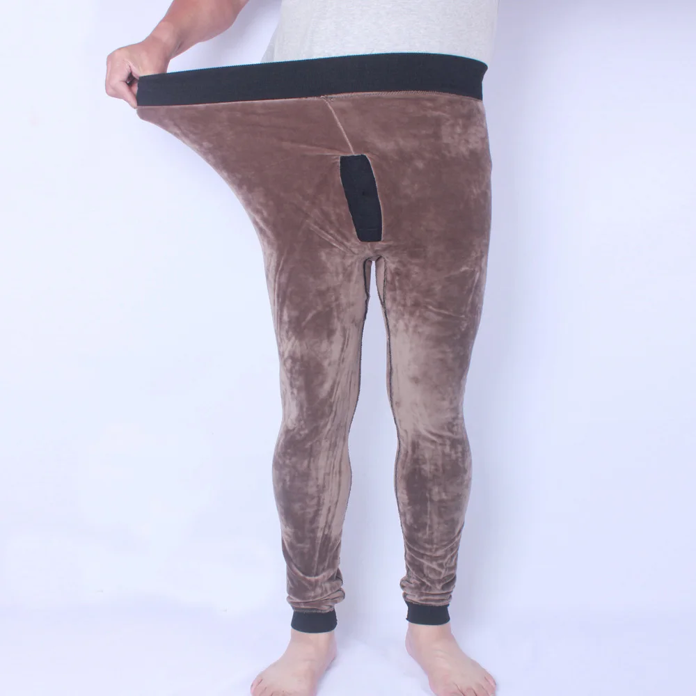 Men's Winter Super Thick Legging Pants Large One Size XXXXL Warm Soft