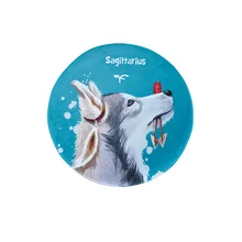 Золотые ретривер коврики для собак Детские ползающие Нескользящие круглые коврики для гостиной коврик для ванной серии Созвездие 60-150 см R590