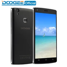 DOOGEE X5 Max pro D’empreintes Digitales mobile téléphones 5.0 Pouces HD Android6.0 Double SIM MTK6737 Quad Core 4000 mAH WCDMA LTE GPS