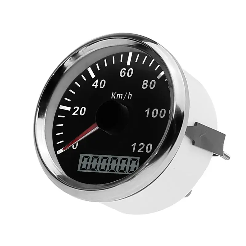 Car meter 85mm GPS Speedometer Stainless Waterproof Gauge 120KM/H Speed