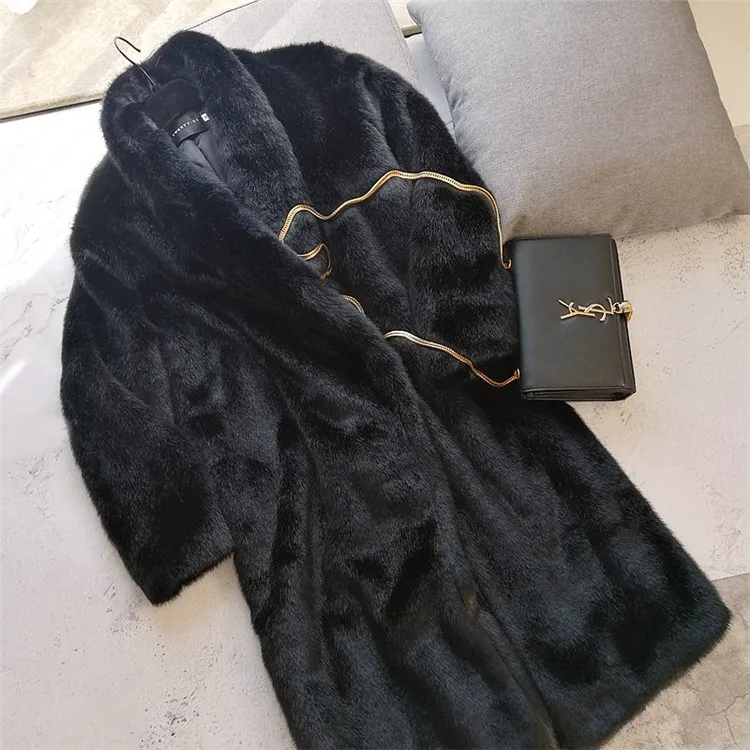 Стиль высококлассное модное женское пальто из искусственного меха S18