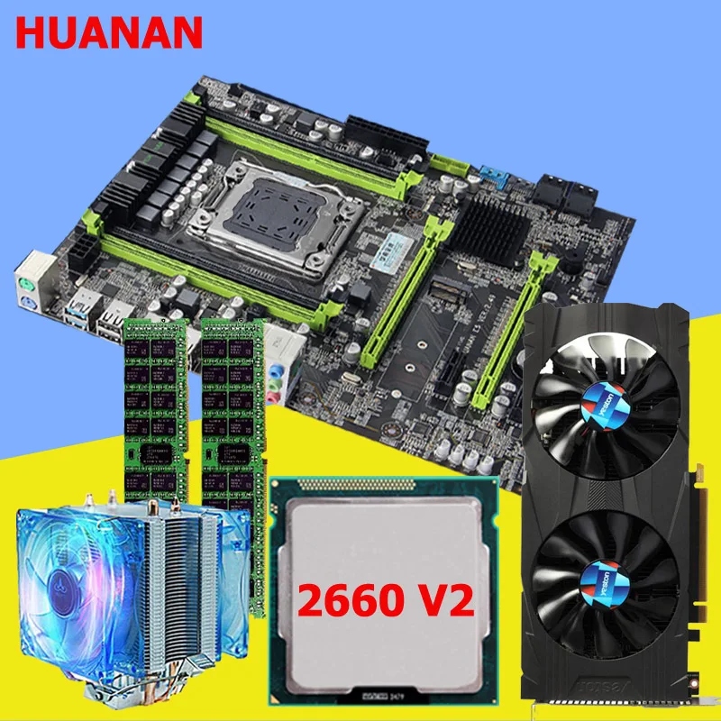 X79+2660 V2+28+FAN+YESTON GTX1050TI 4GD5
