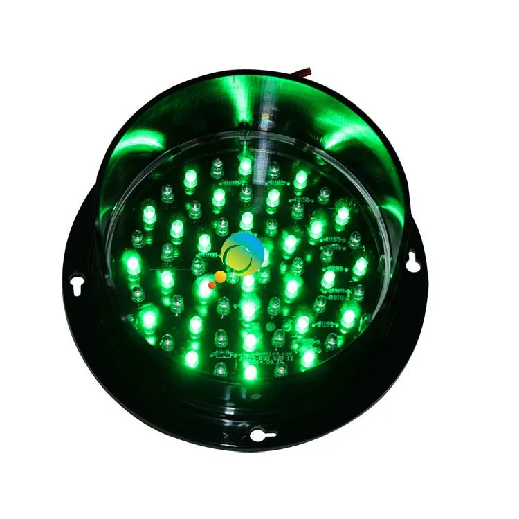 Lâmpada de Sinal de Tráfego Aprovado Personalizado Mini 125mm Led Verde Dc24v ce 6 verde lâmpada de sinal de tráfego