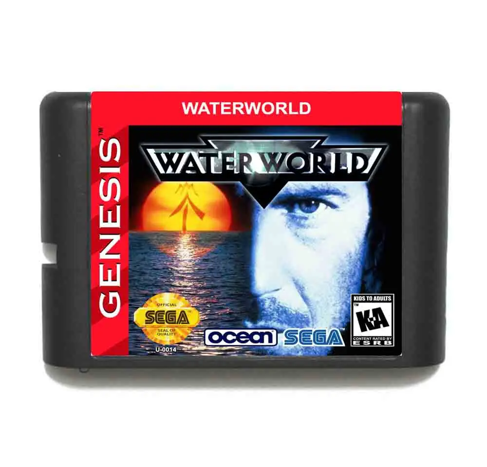 Игровая карта Water World 16 bit MD с розничной коробкой для Sega Mega Drive/ Genesis|16 bit|md game16 md |