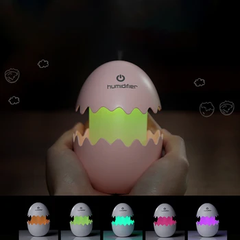 

Funny Egg Three In One Usb Mini Air Humidifier 3 Hours Timing Touch Lamp Humidifier Room Desk Small Home Appliances