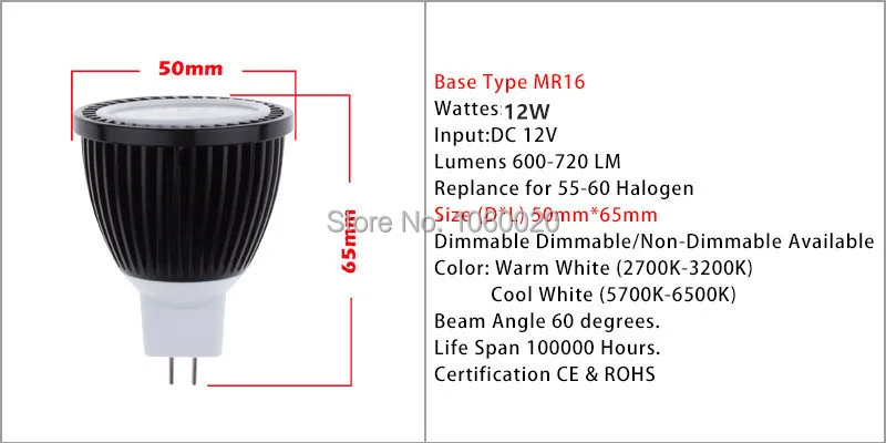 100 шт. высокое Мощность GU10 E27 MR16 лампочки затемнения LED теплый/холодной 85-265 В 9 Вт 12w15w GU10 COB лампа Светодиодная gu10 led spotlight
