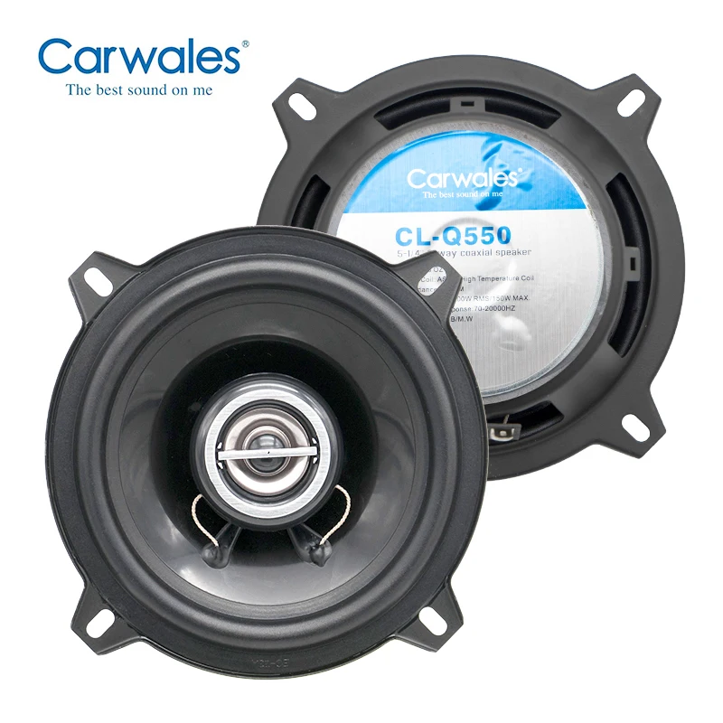 

Quality 5 Inch 150W Super Power 2-Way Coaxial Car Hifi Speaker Set Full Frequency 70-20000Hz Automobile Audio Stereo Loudspeaker