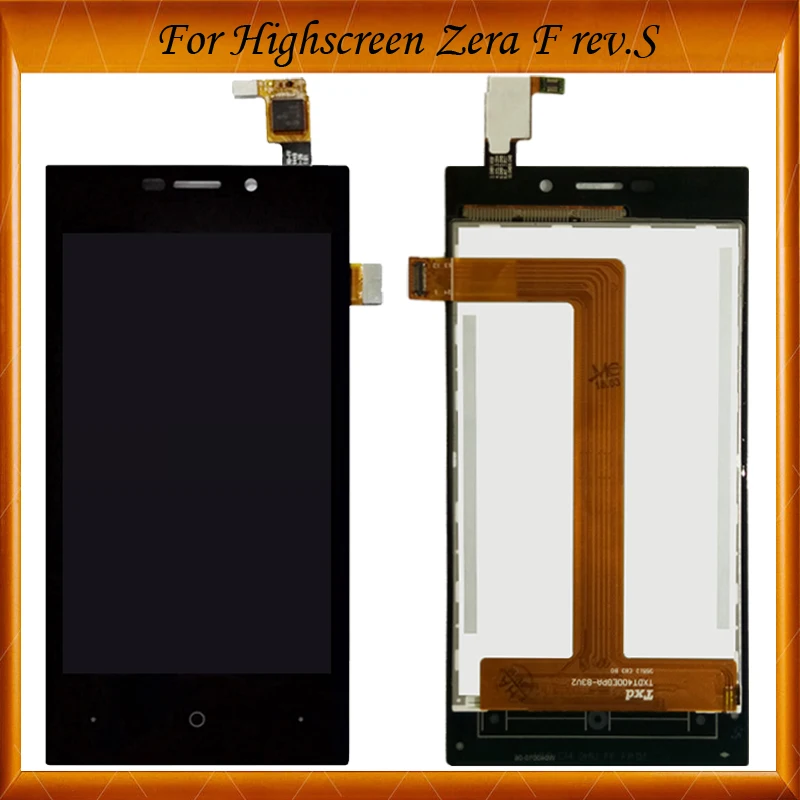 

100% Tested Well LCD Display For Highscreen Zera F Rev.S LCD Display Touch Screen Complete Assembly IN Stock