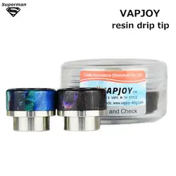 Vapjoy 2 кор./лот Goon Стиль Смола Капельное Советы подходят распылитель электронных сигарет электронная сигарета VAPE для 510 нить RTA RDA танк