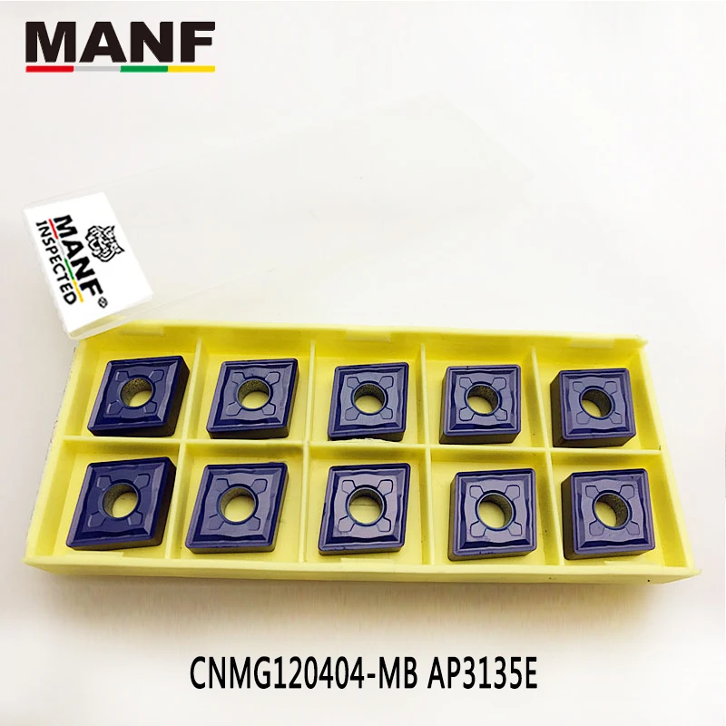 MANF твердосплавный инструмент для обработки деталей вращения вставки CNMG120404 CNMG120408 токарный станок резак поворотные режущие пластины внешний ЧПУ лезвие MCLNR держатель