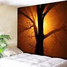 Chic Dusk Sunset Trees Printed Wall Tapestry Bohemian Mandala Wall Hanging Art Carpet Blanket Hotel Restaurant Tablecloth 3 Size Chic Dusk Sunset Trees Printed Wall Tapestry Bohemian Mandala Wall Hanging Art Carpet Blanket Hotel Restaurant Tablecloth 3 Size