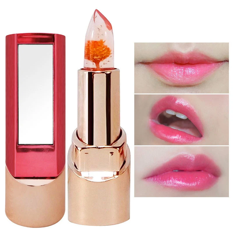 Jual Mode Suhu Berubah Bunga Rasa Buah Lip Balm Lipstik Pelembab Bergizi Bibir Makeup Lipstik 3.5g w W Online Mode Suhu Berubah Bunga Rasa Buah Lip Balm Lipstik Pelembab Bergizi Bibir Makeup Lipstik 3.5g w W