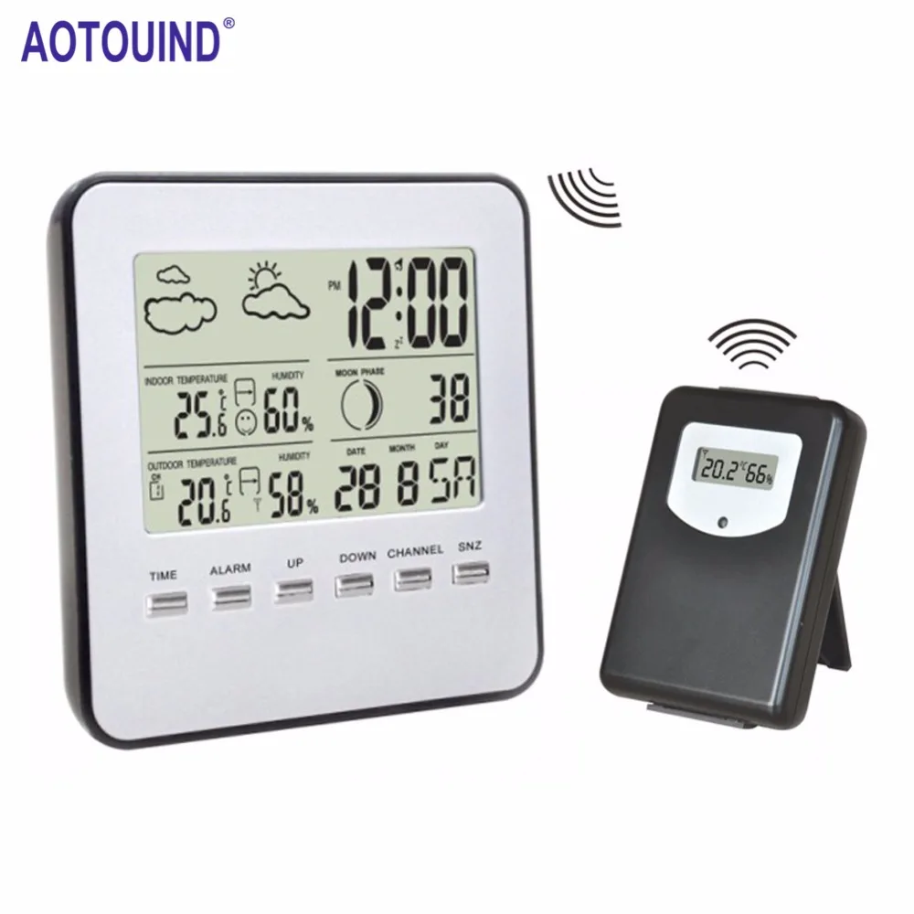 AOTOUIND Professional Temperature Instrument Digital Wireless Weather