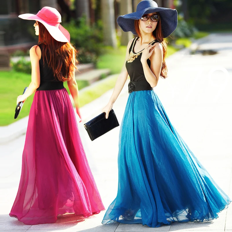 long frock skirt