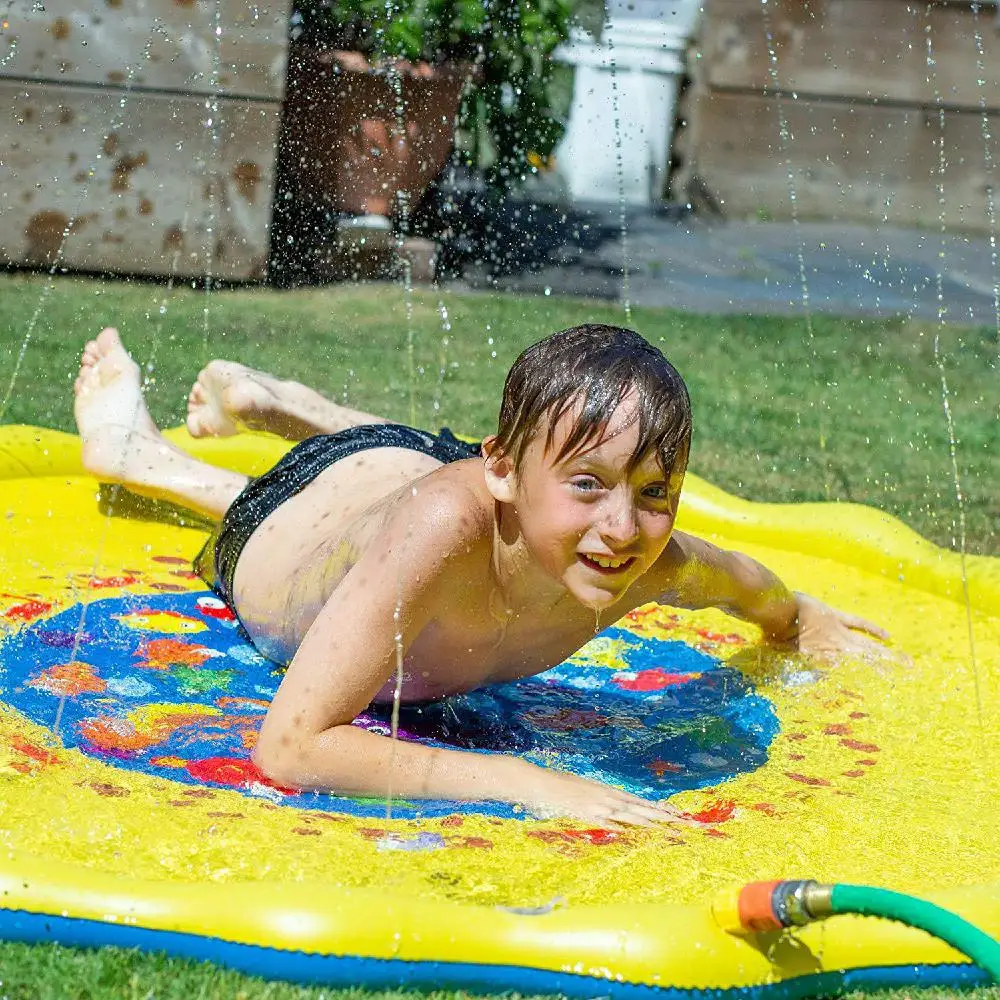 

170CM Diameter Kids Water Spraying Game Mat Toy