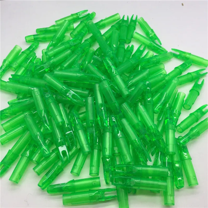

100 Computers Many Archery Outdoor Hunting Compound Bow Fittings Arrow Tail 6.2 mm Arrow Tail Sleeve Green A-224