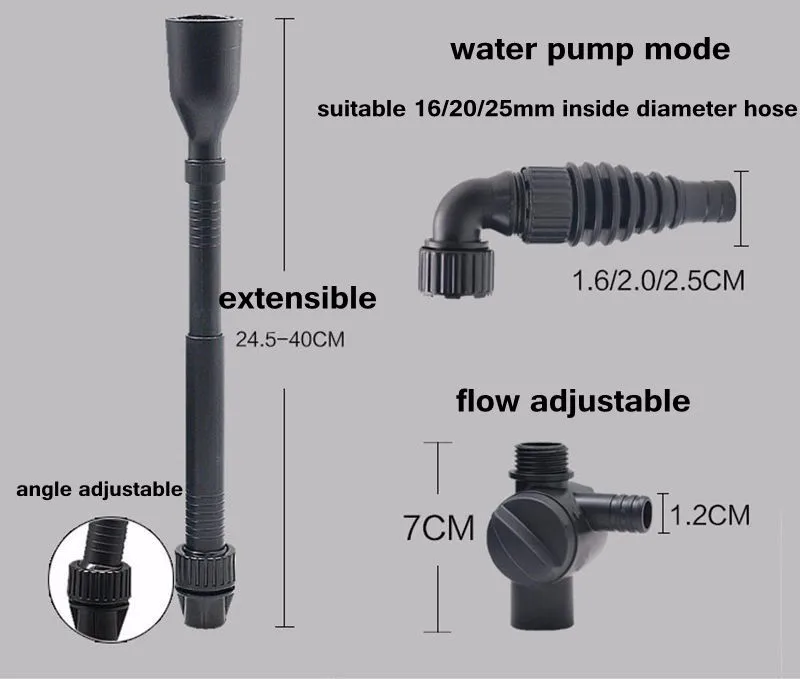 Aquairum Пруд УФ-фильтр Многофункциональный насос фонтана 54 w с 9 w УФ подходит для 2000L пруд 3 видов фонтан режим