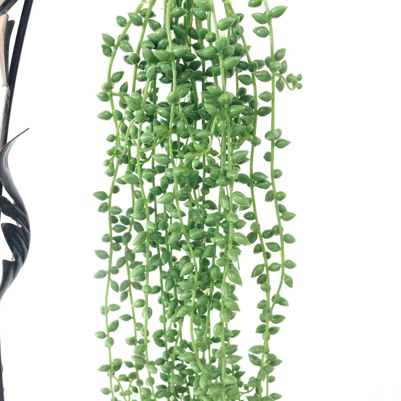 JAROWN Simulation Succulent Plants Artificial Lover Tears Green Rattan Wall Hangings Home Garden DIY Wedding Party Leisure Decor (13)