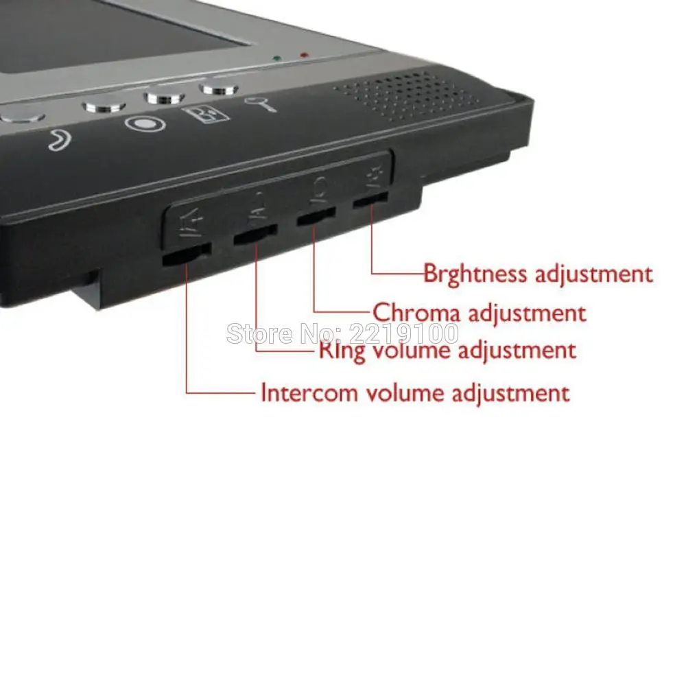 HD камеры 7 дюймов проводной видео дверной телефон дверной звонок Система здание домофонное оборудование Домашняя безопасность Крытый