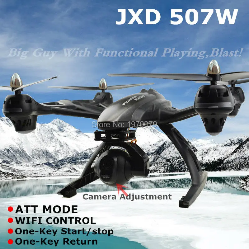Newest JXD 507W Much Bigger than 509W 2 4G Transmitter Rc Quadcopter Drone 2MP Camera With