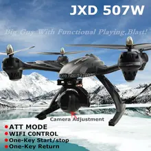 Terbaru JXD 507 W Jauh Lebih Besar dari 509 W 2.4G Transmitter Rc Modus Dukungan Quadcopter Drone Kamera 2MP Dengan ATT Telepon Wifi Control