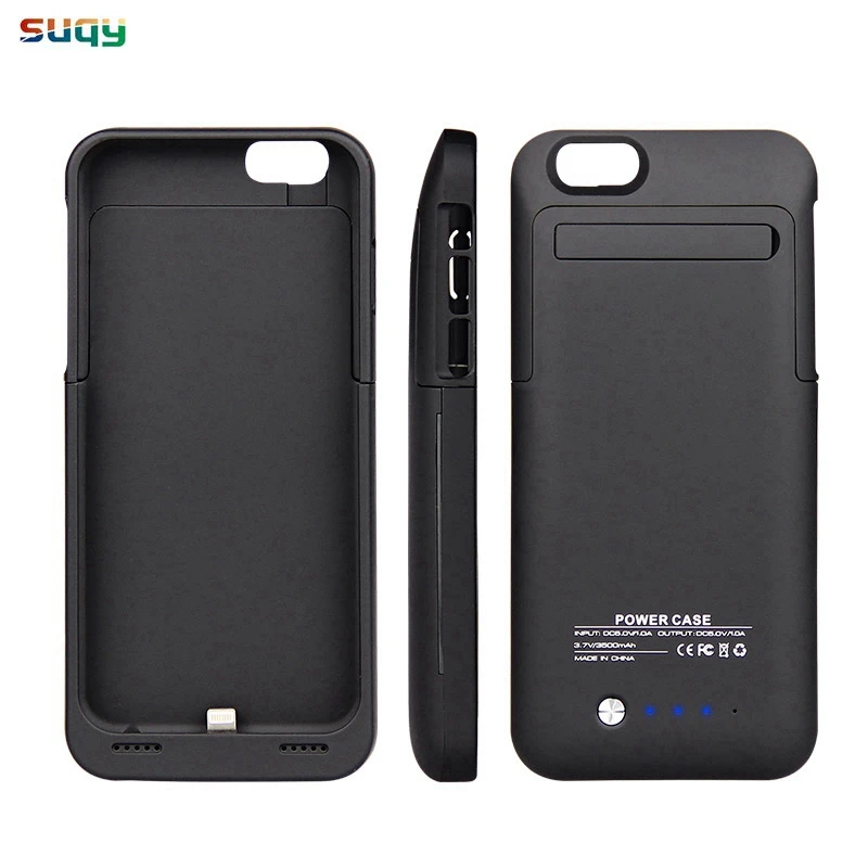 

suqy 3500mAh Battery Case for iphone 6 6s External Power Bank for iphone 6 6s Power Bank Battery Case with holder