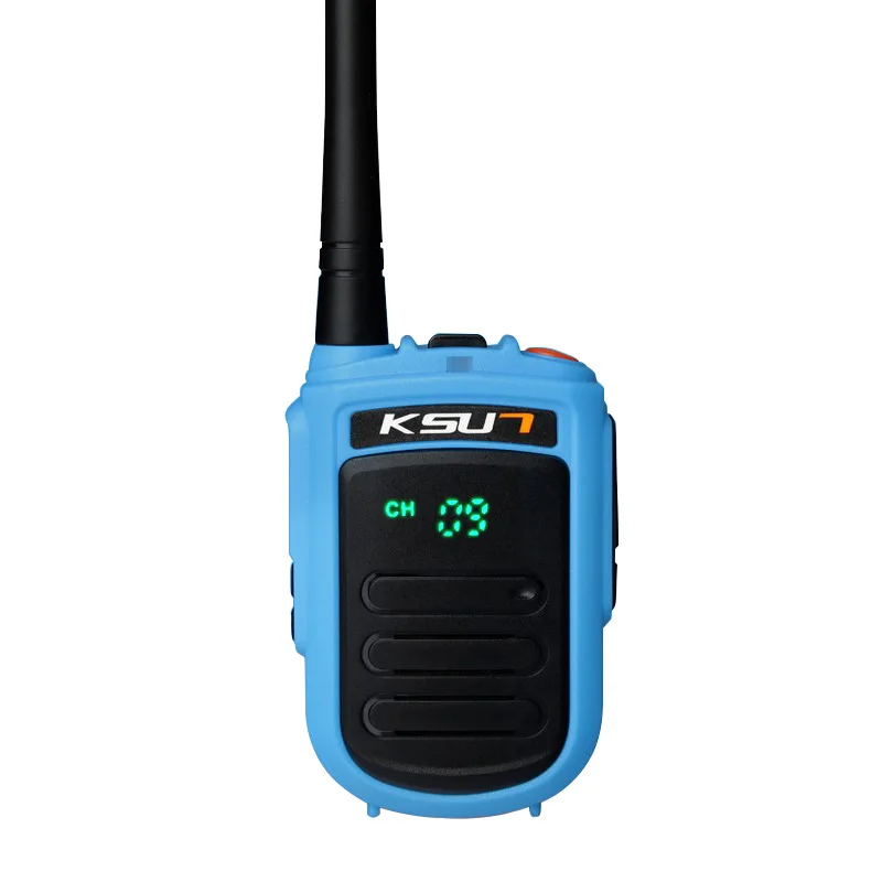 Портативная рация KSUN X-35TFSI 8 Вт ручной Baofeng Uhf 400-470 МГц 128 канальный светодиодный дисплей двухстороннее радио портативное CB - Цвет: blue