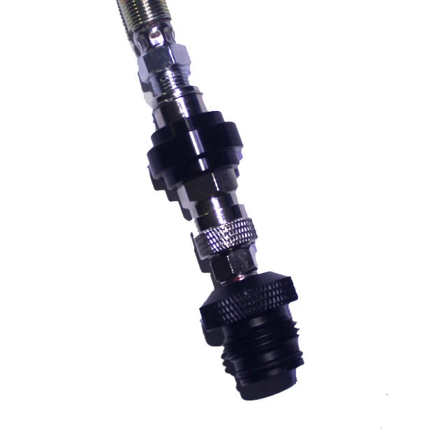 New Paintball Airsoft PCP Double Tank Straight Remote Hose Line With