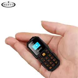 SERVO S07 Bluetooth Dialer Мини Мобильный телефон 0,66 "крошечный экран GSM низкое излучение Две сим Bluetooth наушники маленький сотовый