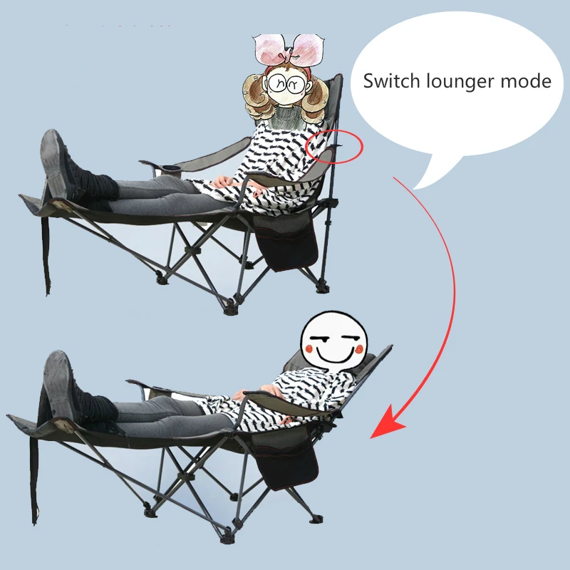 Dual Use Folding Lounge Chair Portable Fishing Stool Leisure Beach Chair Camping Rest Seat Office Nap Light Stool Outdoor Chair Dual Use Folding Lounge Chair Portable Fishing Stool Leisure Beach Chair Camping Rest Seat Office Nap Light Stool Outdoor Chair