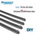 Car Vehicle Insert Rubber strip Wiper Blade Refill 8mm Soft 14 16 17 18 19 20