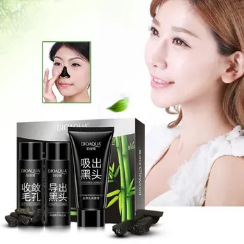 

Face Care Suction Black Mask Facial Mask Nose Blackhead Remover Peeling Peel Off Black Head Acne Treatments New