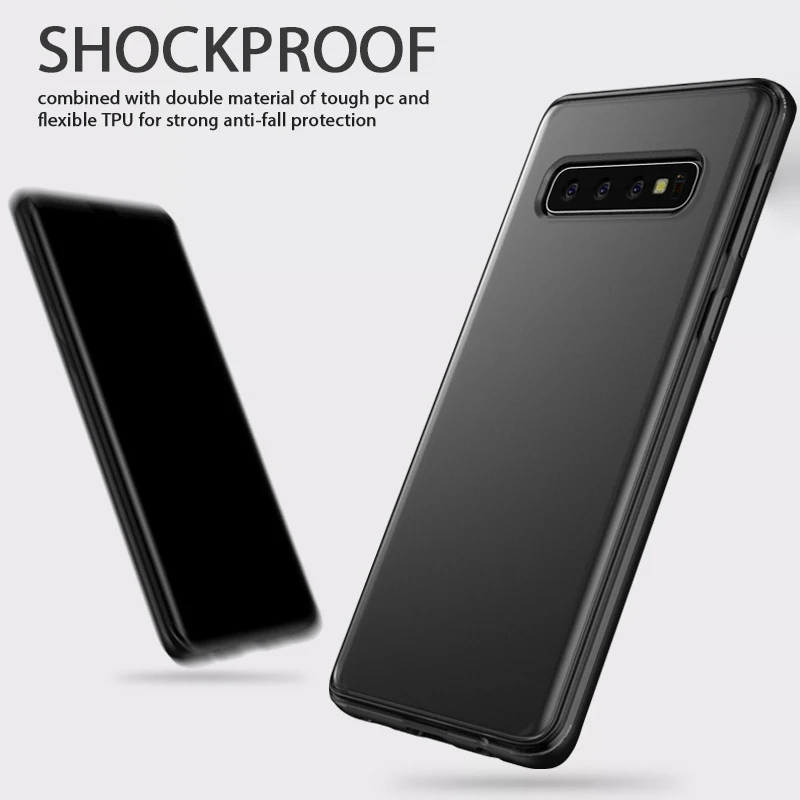 

1Pcs High Quality For Samsung Galaxy S10 Case Slim Matte Soft Cover Cases For Samsung S10 Plus S10e Phone Cases