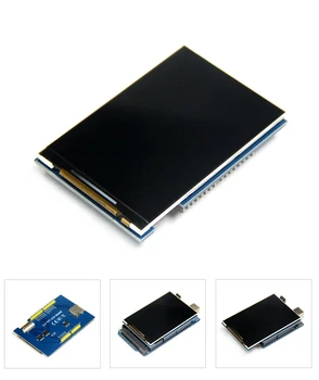 

2pcs/lot 3.5'' 3.5 inch TFT LCD 320X480 Ultra HD ILI9486 16bit parallel No touch + MEGA 2560 MEGA2560 board with usb cable