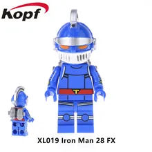 50 шт. XL019 Супергерои Железный человек 28 FX фигурки Тигр загу MS-04 прототип Zaku кирпичи экшн строительные блоки детские подарочные игрушки