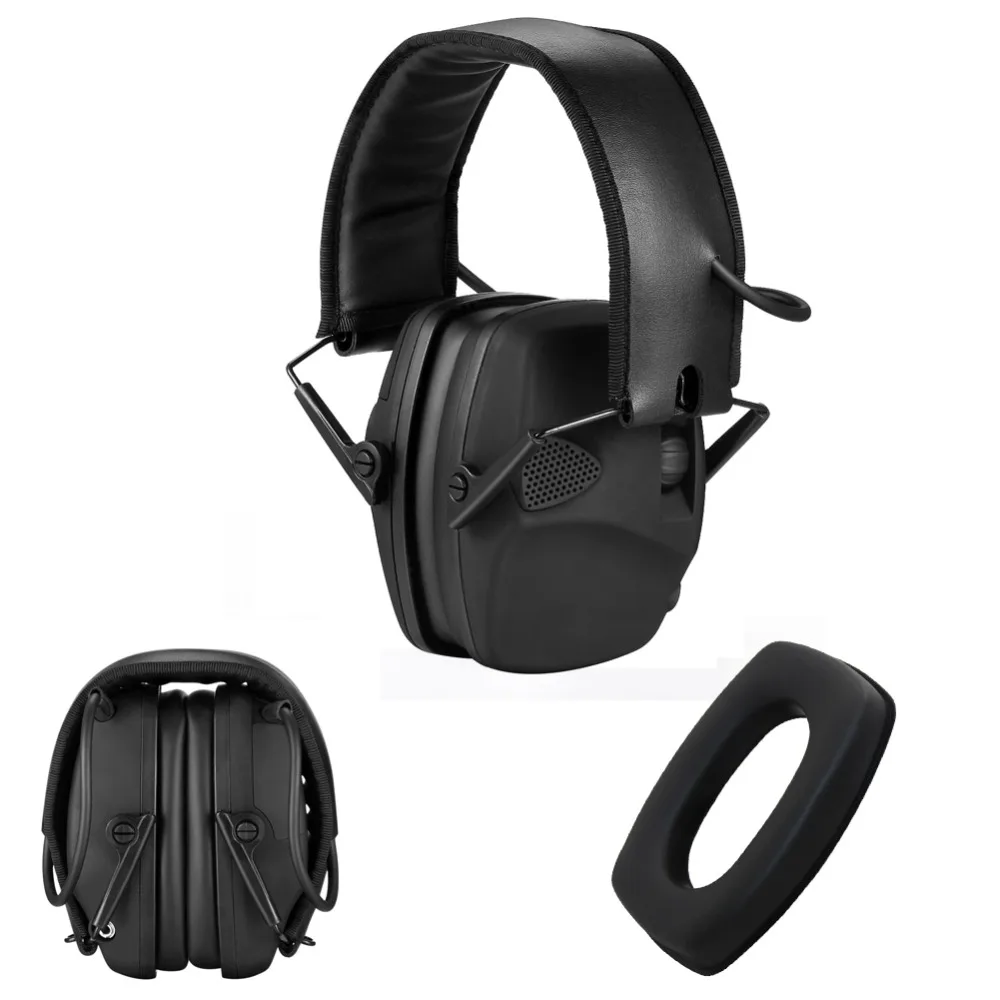 

Electronic Earmuff NRR22DB Single Microphone Hunting Earmuffs Tactical Shooting Hearing Protection And Replacement Ear Cup