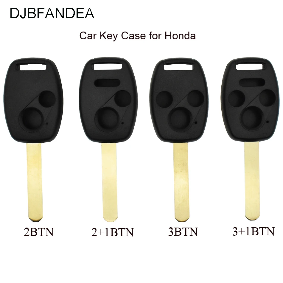 DJBFANDEA брелок для автомобильного ключа без рисунка 2006 2007 2008 Honda Civic LX ключей с