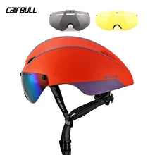 CAIRBULL 3 Free Goggles Ultralight MTB Road Bicycle Bike Cycling Helmet Mountain Bike Men Equipment Size: 54-60CM