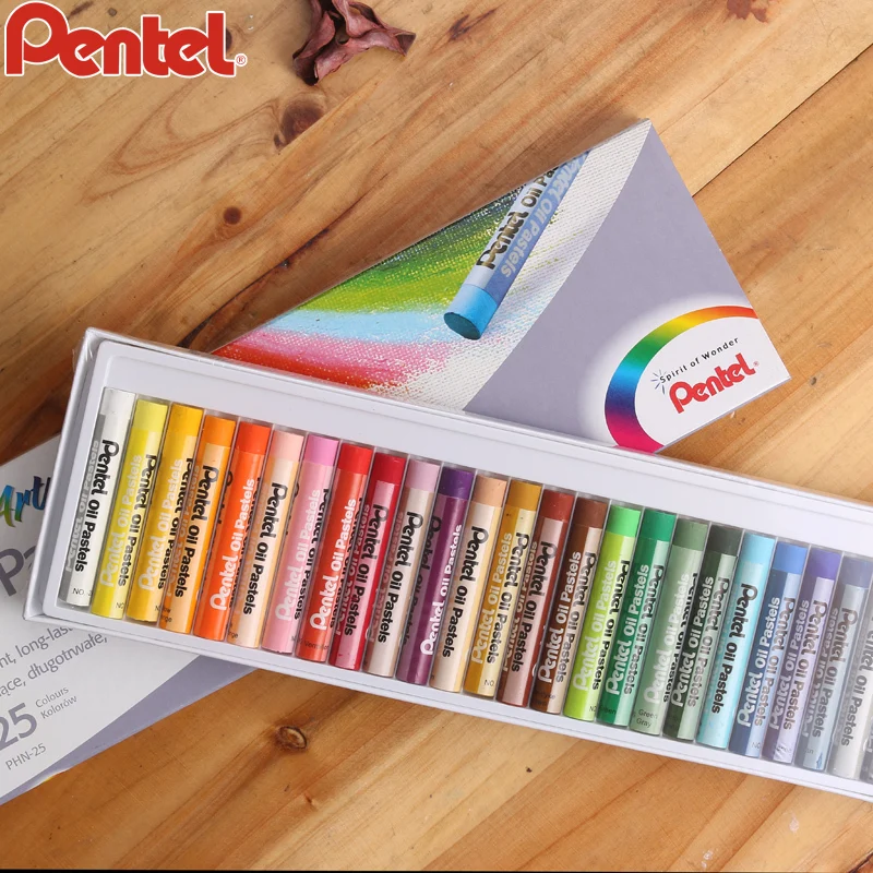 Pentel PHN искусство Цвет масляная пастель Цвет цветные карандаши искусство рисования Япония нетоксичные Смываемые 12/16/25/36/50 Цвета