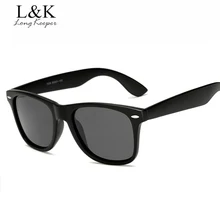 Marca Long Keeper gafas de sol polarizadas Retro Unisex para hombres y mujeres, accesorios de gafas Vintage, gafas de sol negras y grises para hombre/mujer