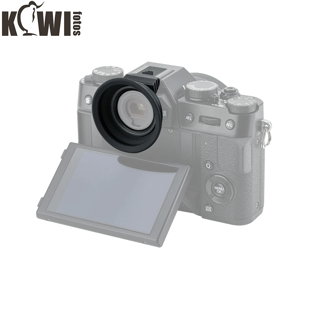 Câmera de silicone macio eyecup ocular visor